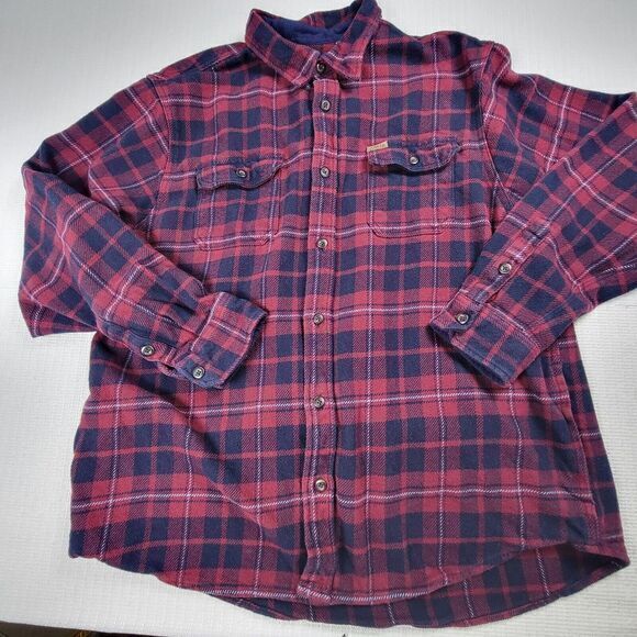 Orvis Cotton Heavyweight Flannel‎ Men's 2xl Pockets Unlined Shacket - Picture 1 of 7